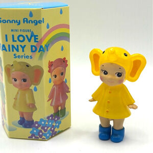 New Sonny Angel Elephant Mini Figure, from Rainy Day Series, Open Box